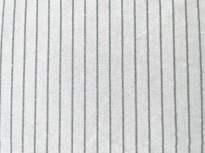16” White Navy Striped Picnic Point Tea Toweling