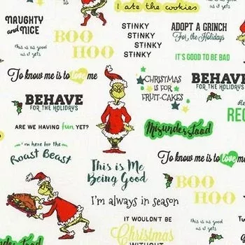 17491-223 GRINCH WORDS