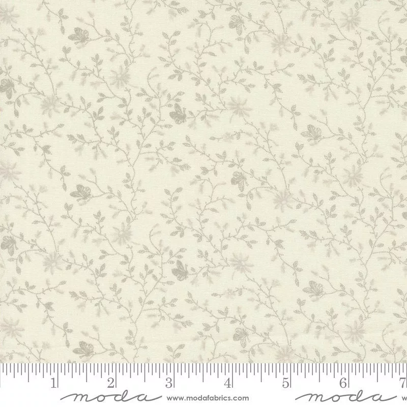 3 Sisters Favorites Vintage Papillion Bramble Porcelain Yardage 44361-12 for Moda Fabrics sold in 1/2 yard increments