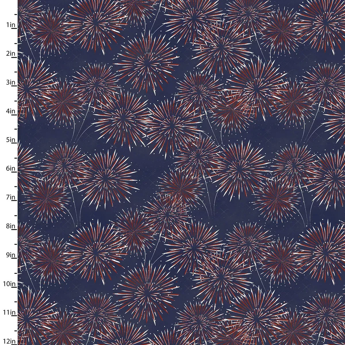 3 Wishes Fabrics - Sweet Land of Liberty - Sparkling Sky Navy