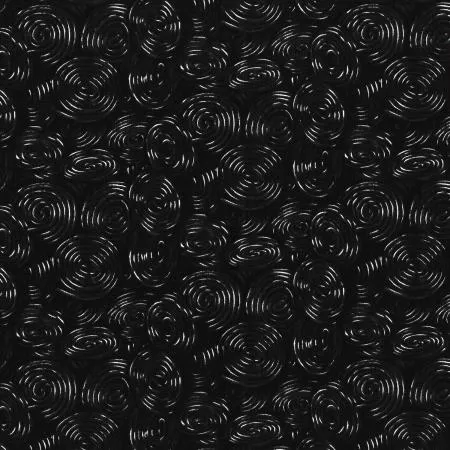 3112-001 SPOOKY SNACKS - Licorice Whirl - Black Fabric
