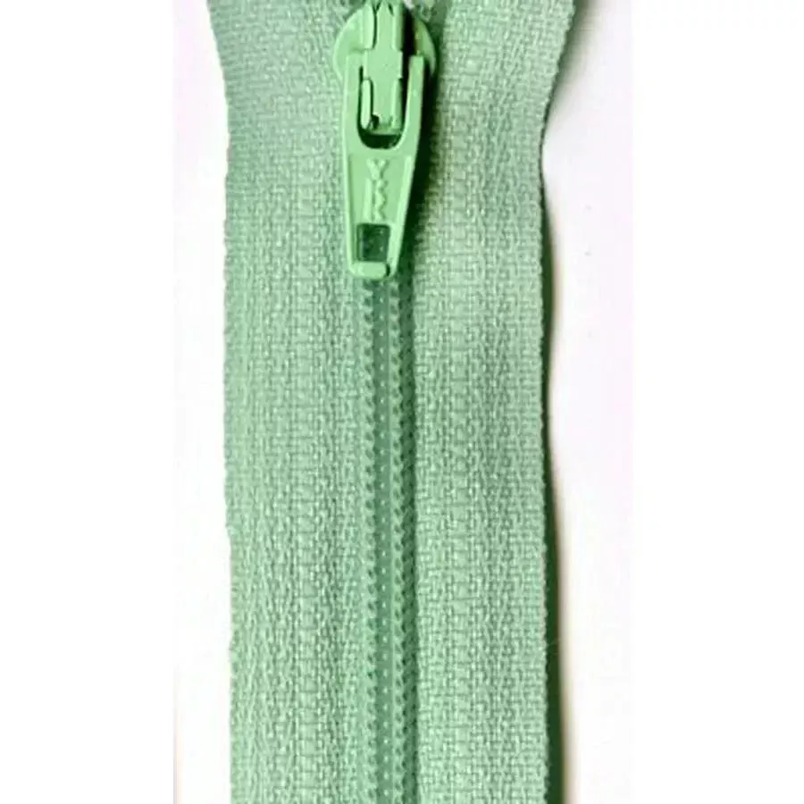 art.109 Ziplon Zipper 9in Mint Green