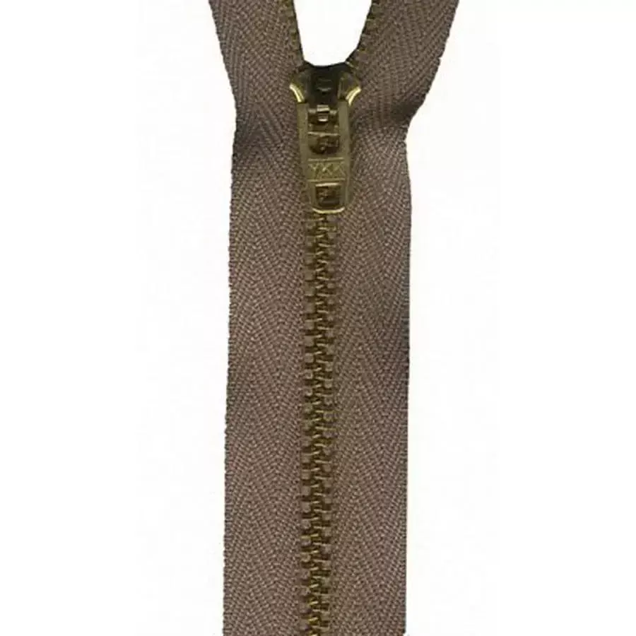 art.1607 YKK Jean 7in Beige 3/bx