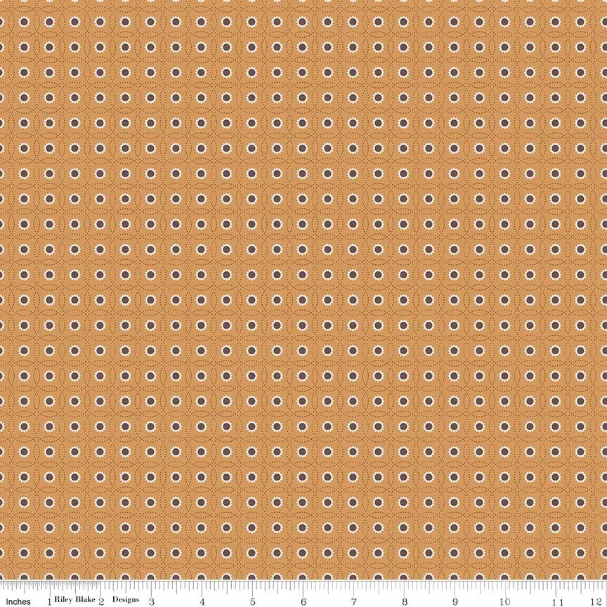 Autumn Cider Sunflowers Yardage C14666-CIDER Sold in 1/2 Yard Increments