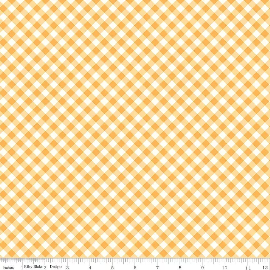 Bee Ginghams Daisy Bee Ginghams Tammy C12554-Daisy by Lori Holt for Riley Blake Sold in 1/2 yard Increments