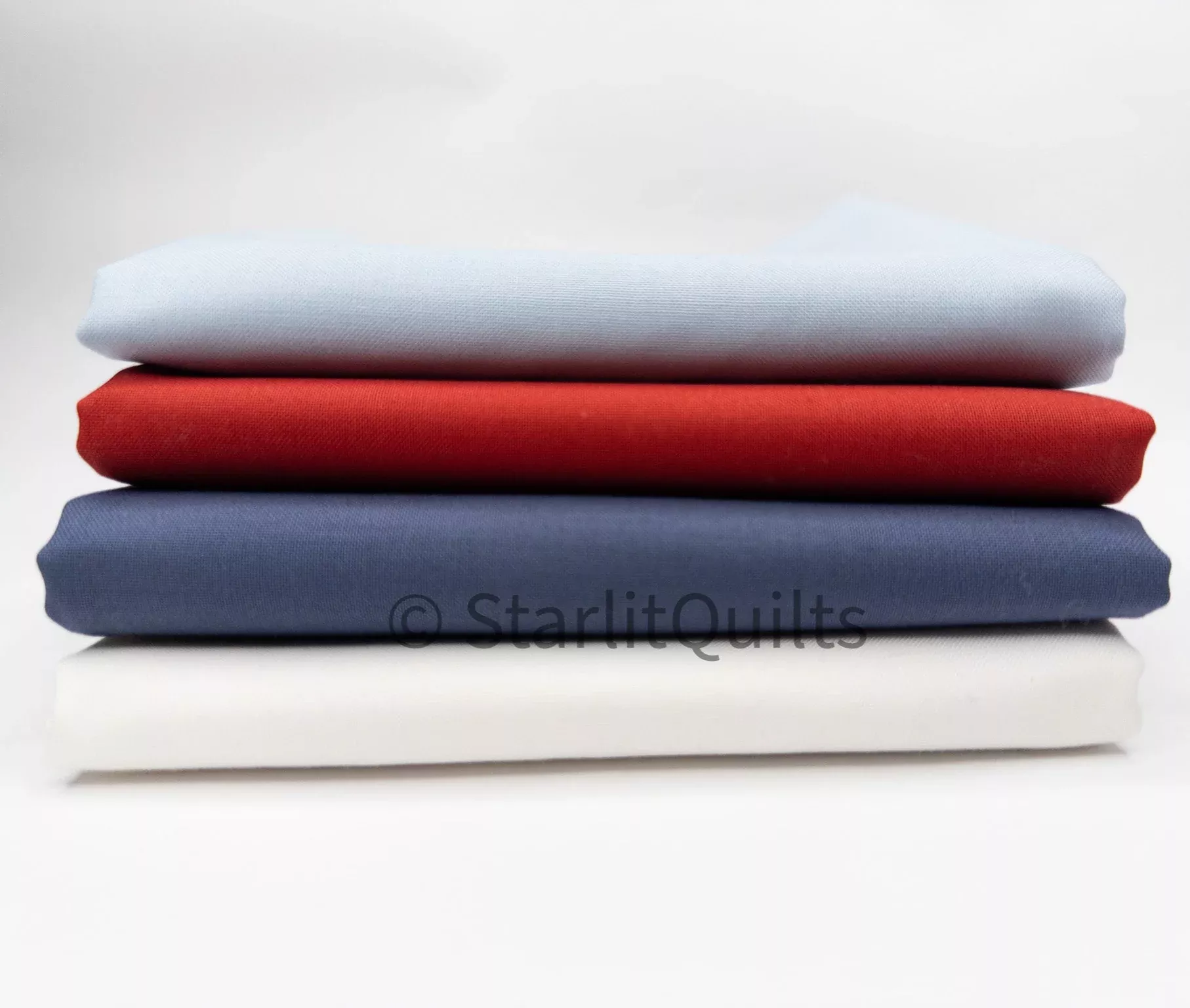 Bella Solids Americana Half Yard Bundle of 4 Prints