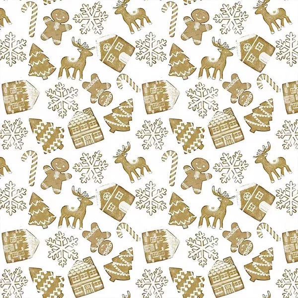 Best in SnowGingerbread White
