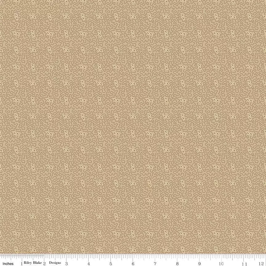 Bountiful Autumn - Taupe Bountiful Stipple - per yard - Stacy West of Buttermilk Basin Design Co. for Riley Blake Designs - Fall - C10857-TAUPE