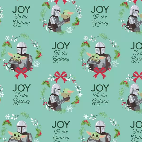 Character ChristmasStar Wars Joy to the Galaxy Aqua