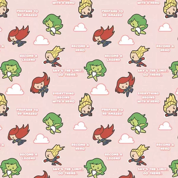 Character NurseryMarvel Hero Girl Power Pink