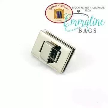Clearance - Rectangular Bag Lock - Nickel