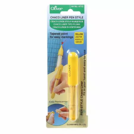 Clover Chaco Liner Yellow Pen Style 4713