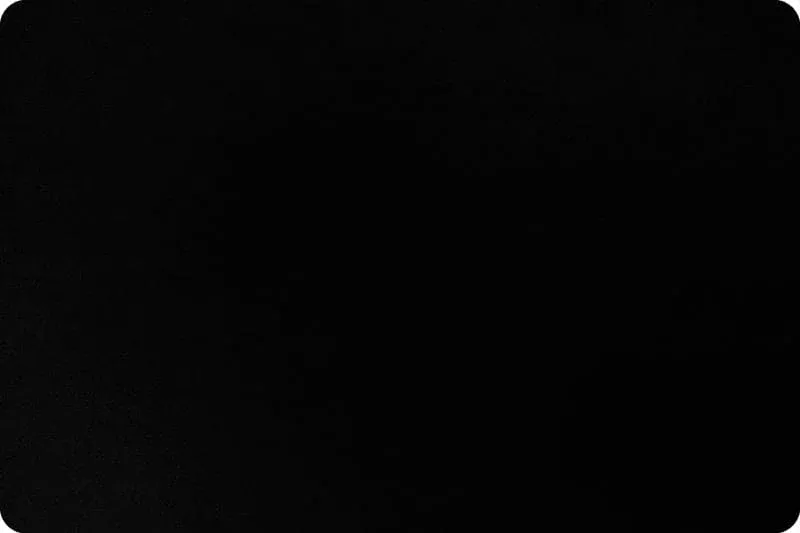 Cuddle Solids - per yard - Shannon Fabrics - Cuddle - Style C3 - Color Black