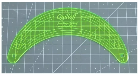 Curve # 3 Longarm quilting ruler