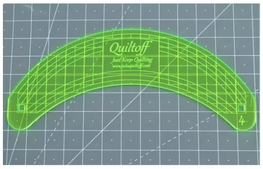 Curve # 4 Longarm quilting ruler