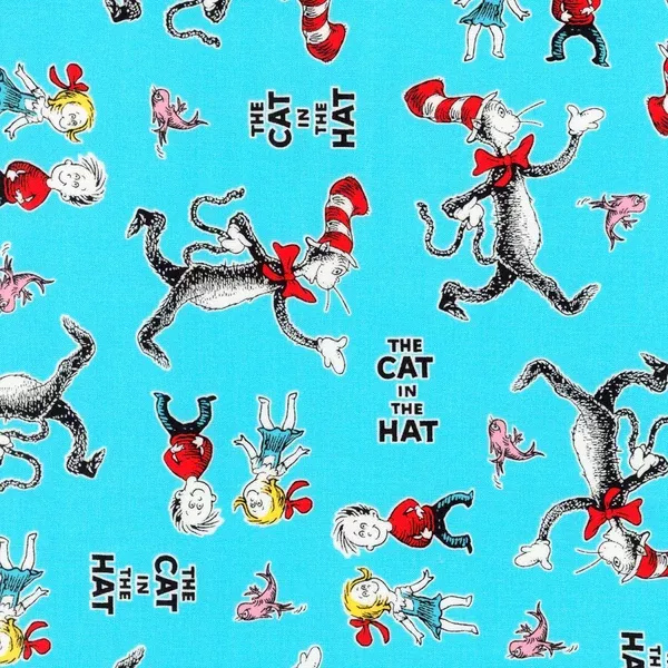 Dr. SeussCat in the Hat Aqua
