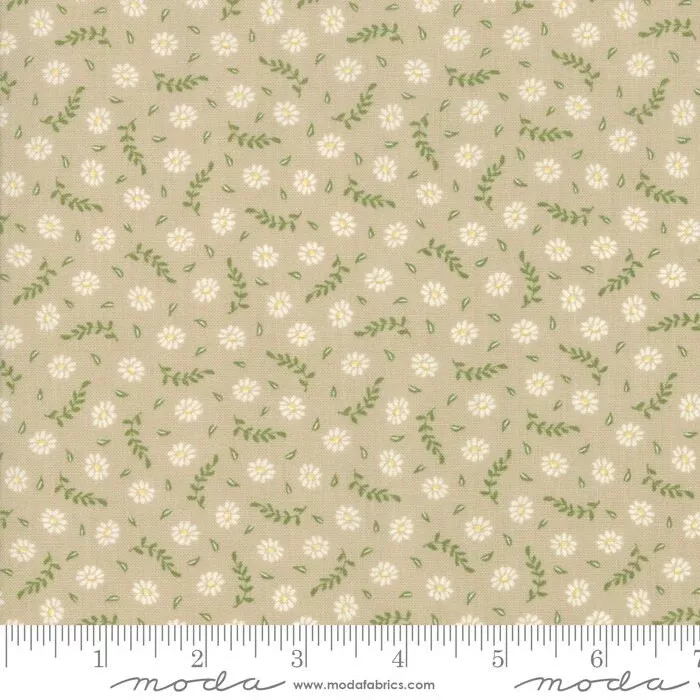 Harper's Garden Taupe Blooms Yardage SKU# 37574-14 Sold in 1/2 Yard increments