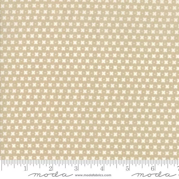 Harper's Garden Taupe Criss Cross Yardage SKU# 37576-15 Sold in 1/2 Yard increments