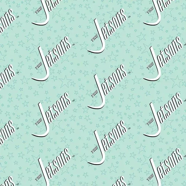 The Jetsons Logo Light Blue