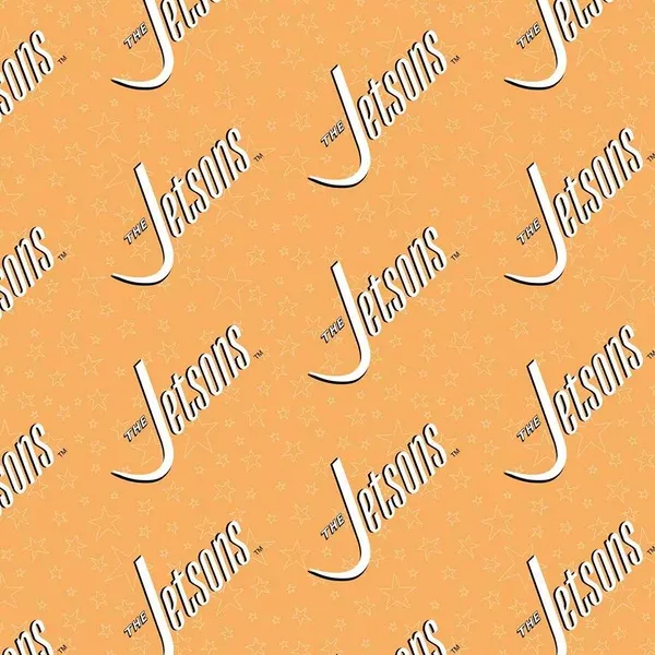 The Jetsons Logo Orange