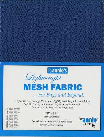 Lightweight Mesh Fabric Blastoff Blue 18x54in ByAnnie