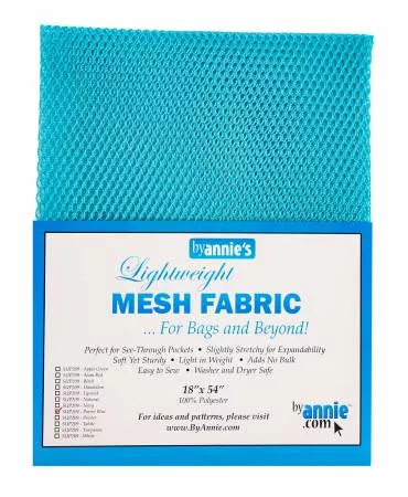 Lightweight Mesh Fabric Parrot Blue 18x54in ByAnnie