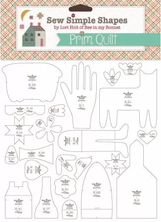 Lori Holt - Prim Quilt Tempates - Bee in my Bonnet