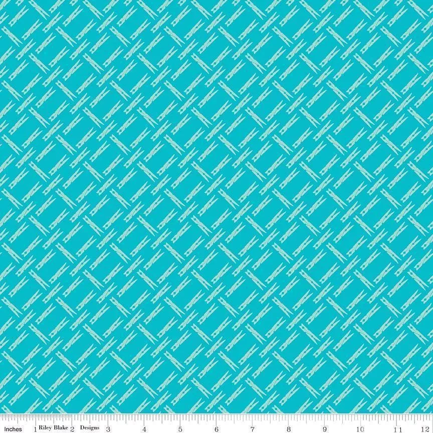 Lori Holt Vintage Happy 2 Fabric Collection - Per Yard - Vintage Happy 2 fabrics - Riley Blake - Main Print Color Vivid - C9130 VIVID
