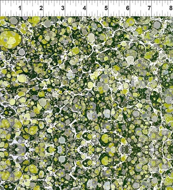 Marble Essence - Napoli - Per Yard - Jason Yenter - In The Beginning Fabrics - Grass - 3JYM-2