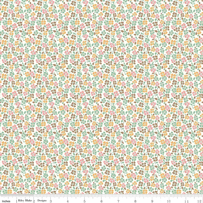 NEW! Home Town - Forman Leaf - Per Yard - by Lori Holt of Bee in My Bonnet - Riley Blake Designs - C13589-LEAF