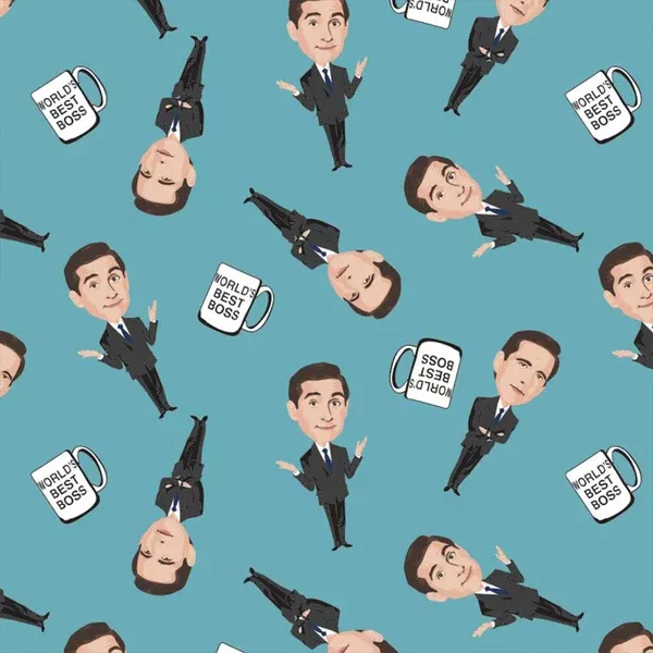 The Office Best Boss Blue