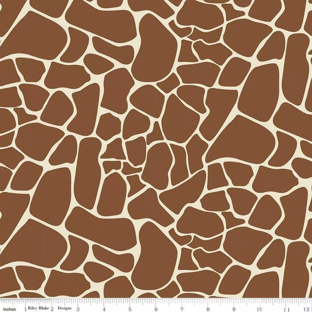 On Safari - per yard - Riley Blake Designs - Giraffe Print - C10458-BROWN