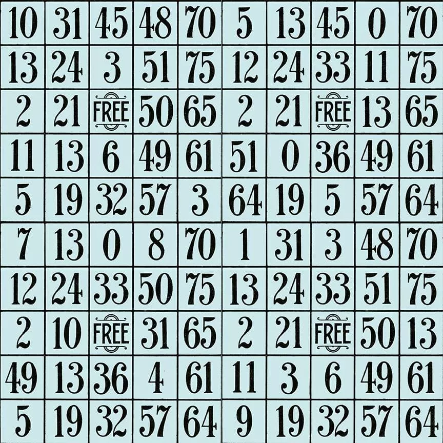 Painter's Palette - per yard - Janet Wecker Frisch- Riley Blake Designs - Painter's Number Grid - C8947 Light Blue