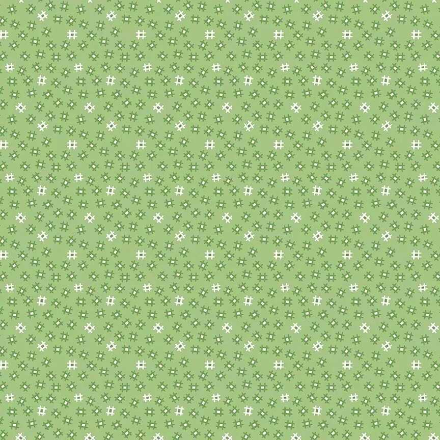 Prim Small Churndash Granny Apple Yardage By Lori Holt for Riley Blake Designs 1/2 yard increments