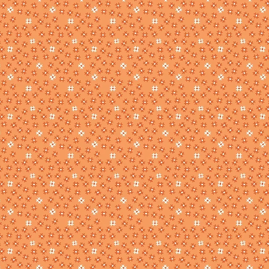 Prim Small Churndash Melon Yardage C9695-MELON By Lori Holt for Riley Blake Designs 1/2 yard increments