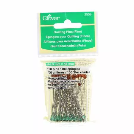 Quilting Fine Pin Size 30 - 1 7/8in 100ct by Clover