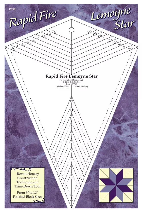 Rapid Fire Lemoyne Star - Deb Tucker - Studio 180 Design
