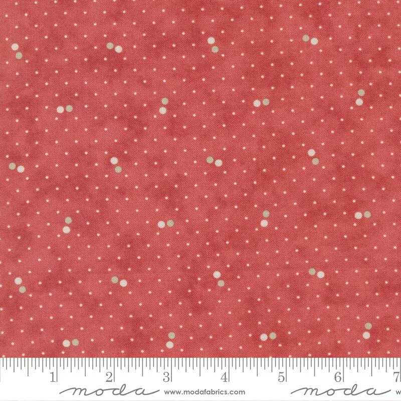 Ridgewood Polka Dot Dance Rosewater 14978-15 by Minick and Simpson Sold in 1/2 yard increments