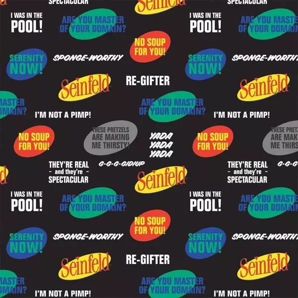 Seinfeld Catchphrases Black