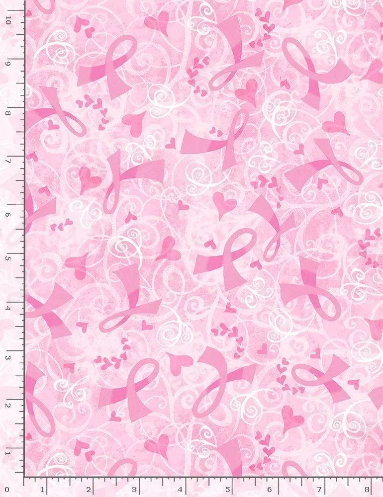 Softie - Breast Cancer Pink - per yard - Gail Cadden - Timeless Treasures - Like Minky or Cuddle - 58"/60" Wide - WSOFTIEG-PD6895 PINK