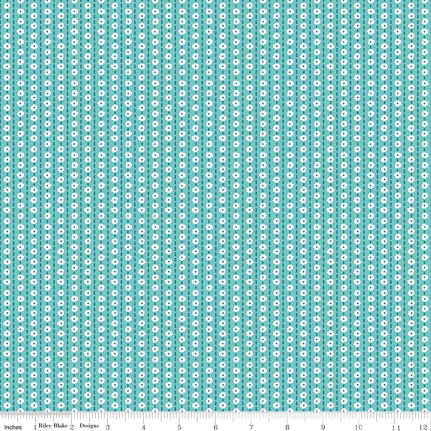 Stitch Fabric Collection by Lori Holt - Per Yard - Daisy Chain - Riley Blake Designs - C10926-COTTAGE