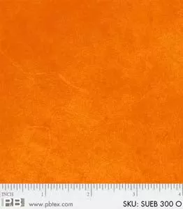 Suedes - Per Yard - P&B Textiles - tonal, blender - Bright Orange - SUEB-00300-O