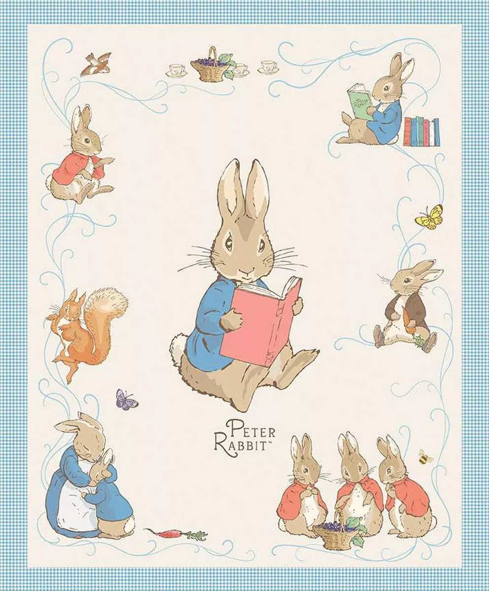 The Tale of Peter Rabbit Peter Rabbit Panel 36 x 43