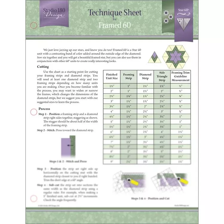 Tech Sheet Framed 60 by Studio 180 Design