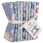 Tilda- Fat Quarter Bundle Scrap Blue