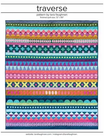 Traverse Quilt Pattern by Tara Faughnan