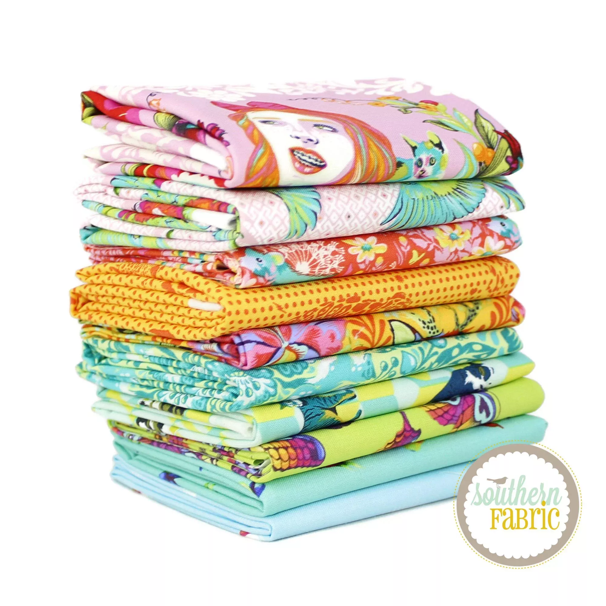 Tula Pink - Half Yard Bundle (10 pcs) by Tula Pink for Free Spirit