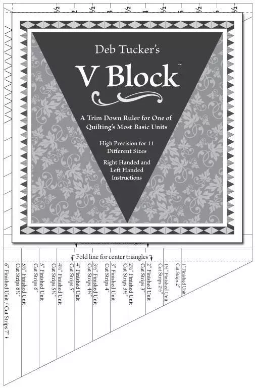 V Block Ruler by Studio 180