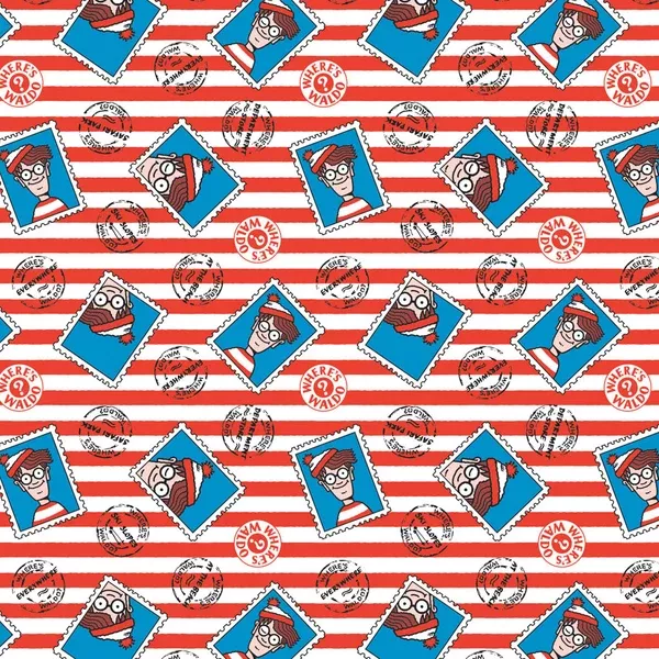 Where’s WaldoStamp Stripe Multi