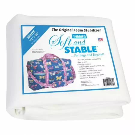 White 72in x 58in Soft and Stable 100% Polyester Stabilizer by ByAnnie